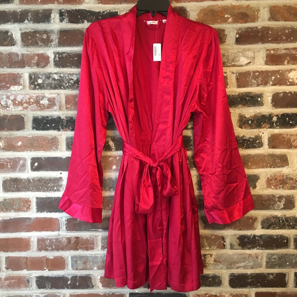 La Vie en Rose - Red Kimono Robe